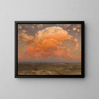 The Cloud - Adrien Louis Demont — framed artwork on a wall