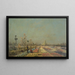 Tulip Field - Adrien Louis Demont — framed artwork on a wall