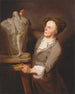 Louis-François Roubiliac modeling his monument to Shakespeare - Adrien Carpentiers — artwork view