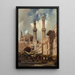 Un bazar au Caire - Adrien Dauzats — framed artwork on a wall