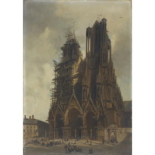 La Cathédrale de Reims - Adrien Dauzats — artwork view