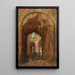 Reproduction of the painting Church in ruins - Adrien Dauzats