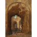 Reproduction of the painting Church in ruins - Adrien Dauzats