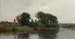 A village on the river - Adrien Jacques Sauzay — artwork view
