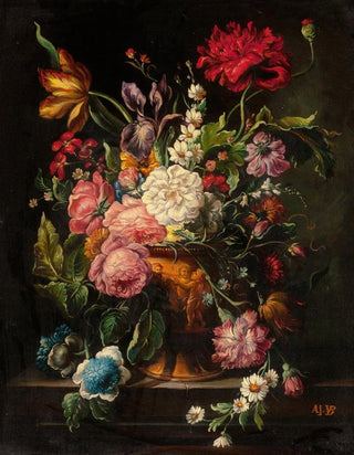 Floral Still Life Painting - Adrien Joseph Verhoeven Ball — artwork view
