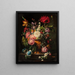 Floral Still Life Painting - Adrien Joseph Verhoeven Ball — framed artwork on a wall
