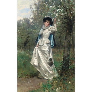 Under the cherry blossom tree - Adrien Moreau — artwork view