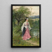 Reproduction of the painting Contemplation - Adrien Moreau