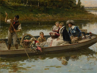 Return from the Market - Adrien Moreau — artwork view