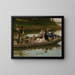 Return from the Market - Adrien Moreau — framed artwork on a wall
