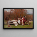 The gathering - Adrien Moreau — framed artwork on a wall