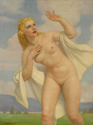 Nude in a landscape - Adrien Thevenot — artwork view