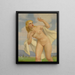 Nude in a landscape - Adrien Thevenot — framed artwork on a wall