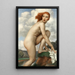 La baigneuse surprise - Adrien Thevenot — framed artwork on a wall