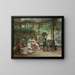 Les invités attentifs - Adrien de Boucherville — framed artwork on a wall