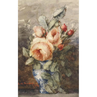Adrienne Jacqueline sJacob - Boeket rozen in een vaas.webp