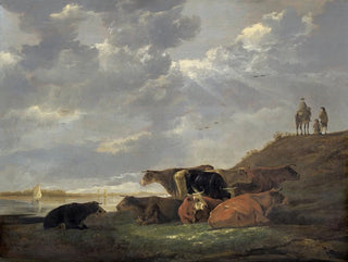 Landscape with Cows by Aelbert Cuyp — artwork view