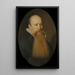 Portrait of a Man - Aelbert Jansz van der Schoor — framed artwork on a wall