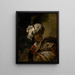 Oriental painting in turban - Aert Jansz Marienhof — framed artwork on a wall