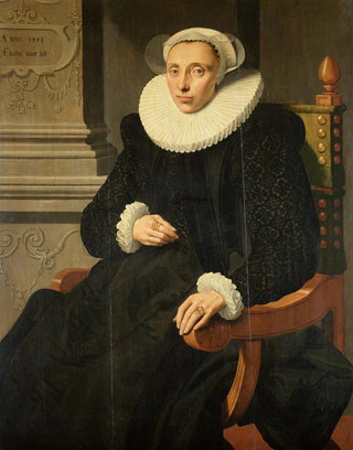 Portrait of Elisabeth van Cronenburgh - Aert Pietersz — artwork view
