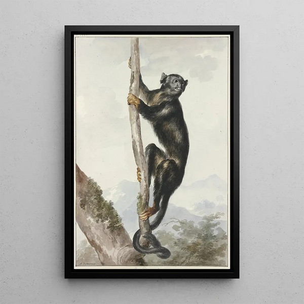 Diable des bois - Aert Schouman — framed artwork on a wall