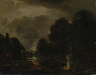 The Farrier - Aert van der Neer — artwork view