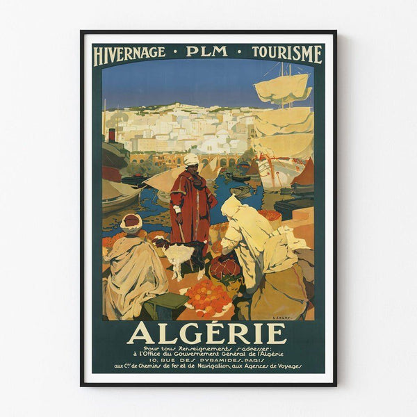 Vintage Algeria Poster