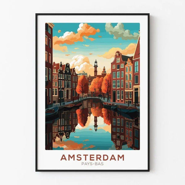 Autumn Amsterdam Poster