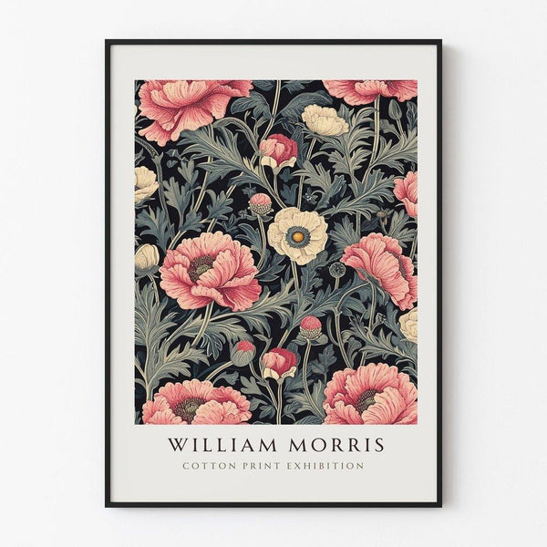Vintage William Morris Poster - Floral Pattern