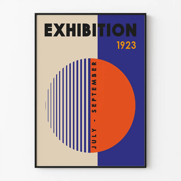 Bauhaus Poster - Bauhaus Tricolore