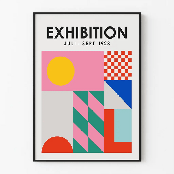 Bauhaus Poster - Colorful Composition