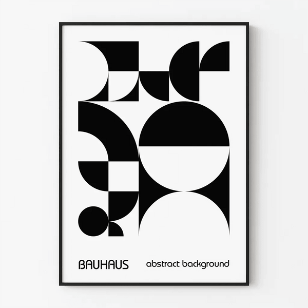 Poster Bauhaus - Formes Essentielles