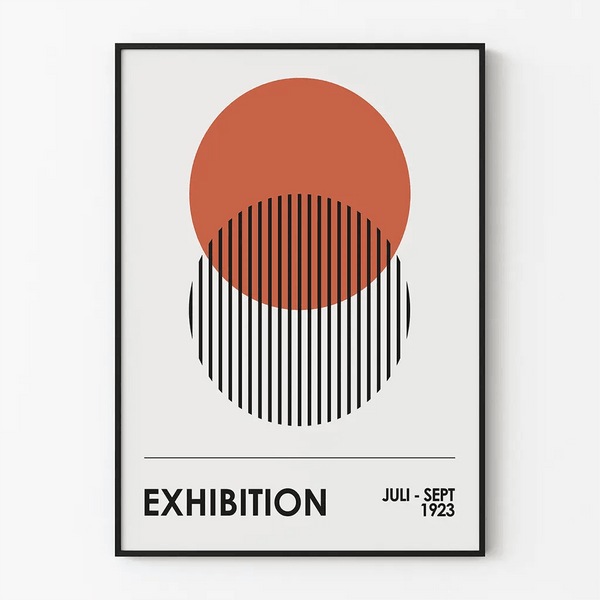 Bauhaus Poster - Geometric Fusion