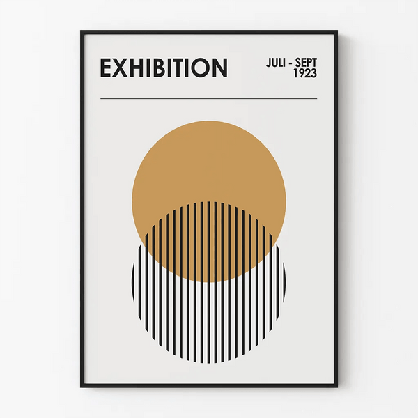 Poster Bauhaus - Golden Intersection
