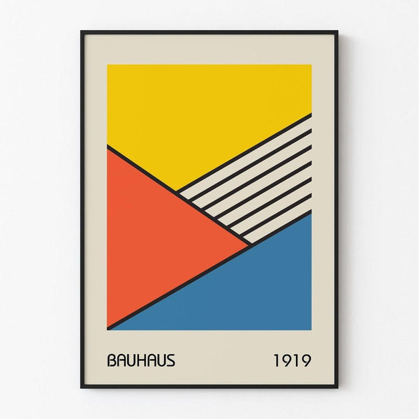 Bauhaus Poster - Modern Lines 1919