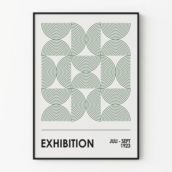 Bauhaus Poster - Circular Rhythms