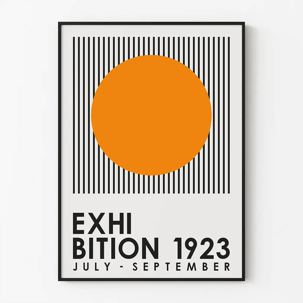 Poster Bauhaus - Soleil Graphique