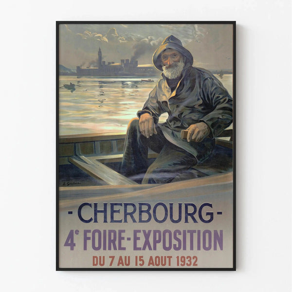 Vintage Cherbourg Poster – Foire-Exposition 1932