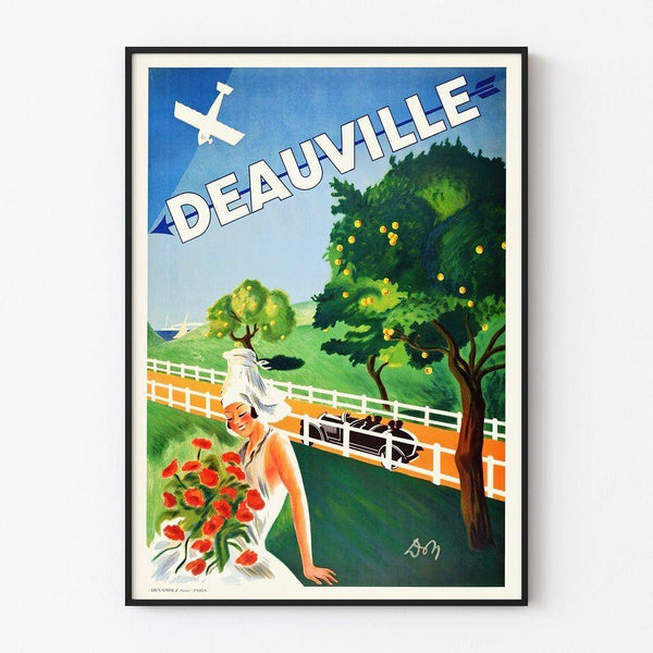 Vintage Deauville Poster