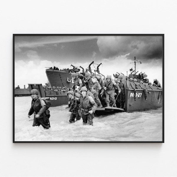 Normandy Landing Poster - Amphibious Training of the GIs