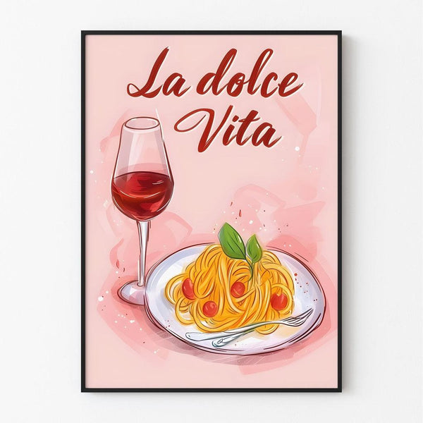 Poster Decoration Kitchen - La Dolce Vita