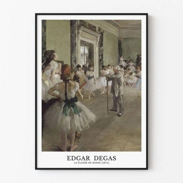 Poster The Ballet Class - Edgar Degas