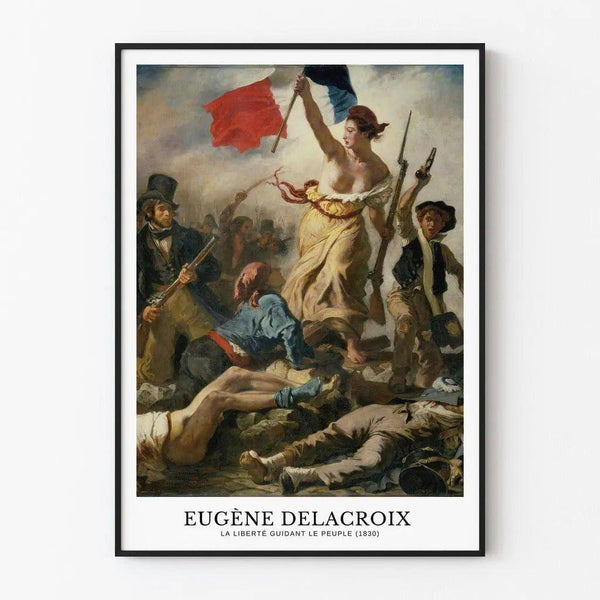 Poster La Liberté guidant le peuple - Eugène Delacroix