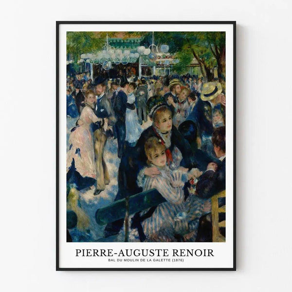 Poster The Ball at the Moulin de la Galette - Pierre-Auguste Renoir