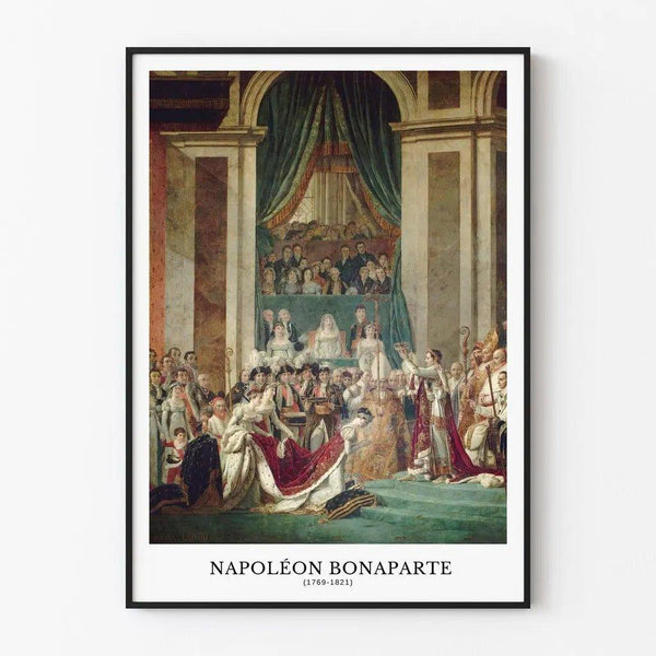 Poster The Coronation of Napoleon Bonaparte by Jacques-Louis David