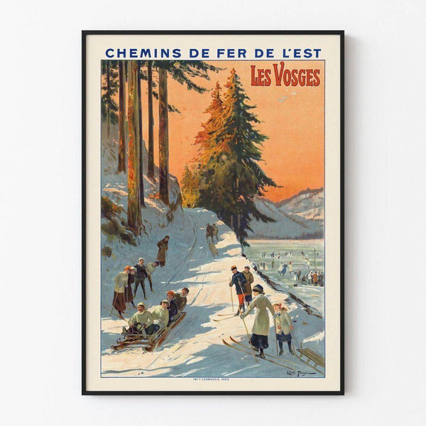 Vintage Les Vosges Poster