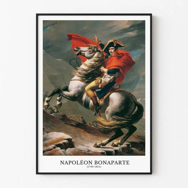Poster "Napoléon 1er Bonaparte crossing the Great Saint Bernard" by Jacques-Louis David