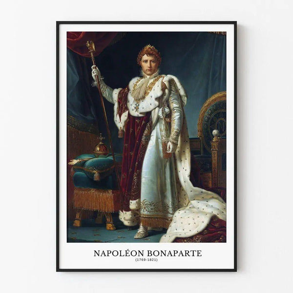 Poster "Napoleon I in Coronation Costume" by Jacques-Louis David