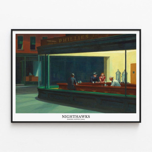 Poster Nighthawks - Edward Hopper