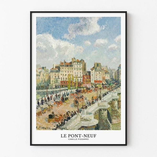 Poster Paris - Le Pont-Neuf - Camille Pissarro